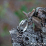Serpent Dragon Ring Sterling Silver Northlord