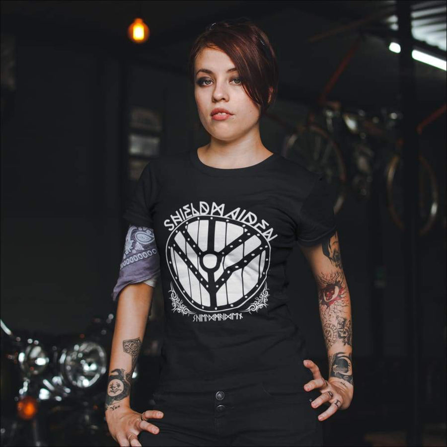 Shieldmaiden Viking Shield Women’s T - shirt - Northlord