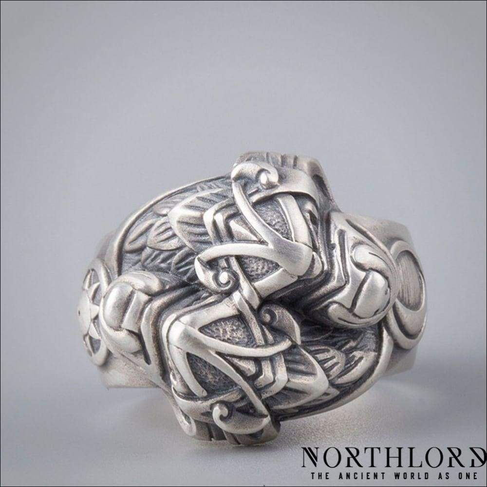 Skoll and Hati Ring Sterling Silver - Northlord-PK