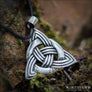 Small Celtic Triquetra Pendant Sterling Silver - Northlord