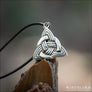 Small Celtic Triquetra Pendant Sterling Silver - Northlord