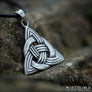 Small Celtic Triquetra Pendant Sterling Silver - Northlord
