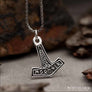 Small Thor’s Hammer Pendant With Runes Sterling Silver - Northlord