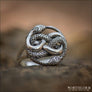 Snake Women Ring Ouroboros Sterling Silver Northlord