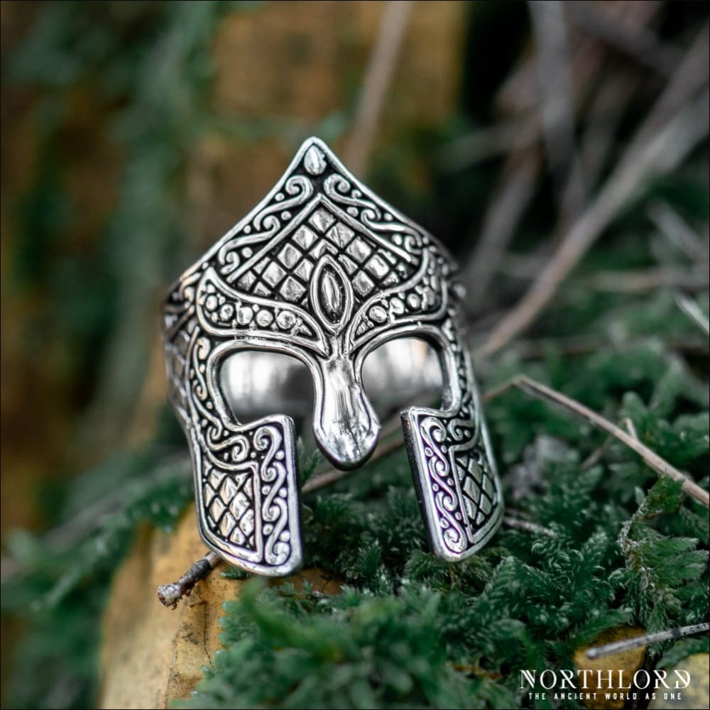 Nordic Etnische Geloof Viking Warrior Spartaanse Helm Ring Mannen Retro Rvs Biker Masker Helm Viking Ring Sieraden Gift, 7, Roestvrij staal Nordic Etnische Geloof Viking Warrior Spartaanse Helm Ring Mannen Retro Rvs Biker Masker Helm Viking Ring Sieraden Gift, 7, Roestvrij staal