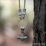 Thor’s Hammer Chain Necklace Hugin and Munin Stainless Steel - Northlord