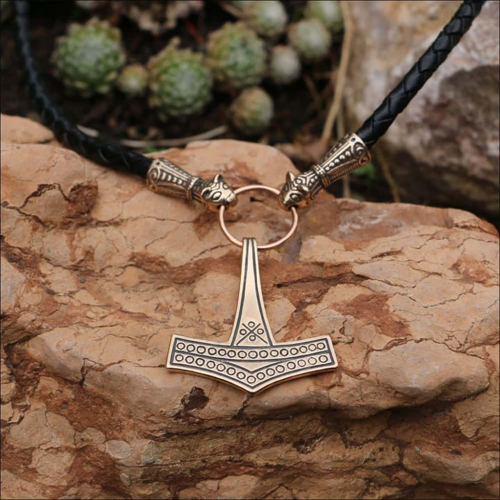 Thor’s Hammer Necklace Bornholm Bronze - Northlord