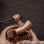 Thor’s Hammer Necklace With Runes Bronze - Northlord-PK