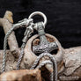 Thor’s Hammer Necklace With Wolf Chain Stainless Steel - Northlord