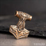 Thor’s Hammer Pendant Jelling Style Bronze - Northlord