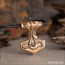 Thor’s Hammer Pendant Jelling Style Bronze - Northlord