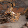 Thor’s Hammer Pendant Jelling Style Bronze - Northlord