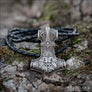 Thor’s Hammer Pendant Necklace Huggin and Munnin - Northlord-PK