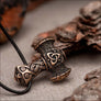 Thor’s Hammer Pendant With Triquetra Bronze - Northlord-PK