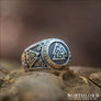 Triple Valknut Ring Sterling Silver - Northlord