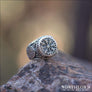 Triple Vegvisir Ring Sterling Silver - Northlord