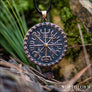 Unique Vegvisir Viking Pendant Oxidized Bronze - Northlord