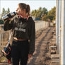 Valkyrie Crop Top Hoodie Black - Northlord