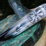 Vegvisir Drinking Horn Engraved - Northlord