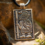 Veldel Warrior Amulet From Torslunda Bronze - Northlord