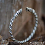 Viking Armring From Gotland Historical Silvered Bronze - Northlord