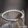 Viking Armring From Gotland Historical Silvered Bronze - Northlord
