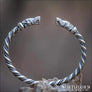 Viking Armring From Gotland Historical Silvered Bronze - Northlord