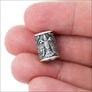 Viking Beard Bead With Odin’s Ravens Sterling Silver - Northlord