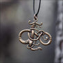 Viking Dragon Pendant Urnes Style Bronze - Northlord