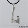 Viking Pendant With Axe Sterling Silver - Northlord-PK