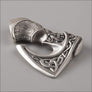 Viking Pendant Big Axe Sterling Silver - Northlord-PK