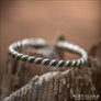 Viking Raven Armring Ringerike Silvered Bronze - Northlord
