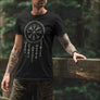 Viking T-shirt with Vegvisir Dreamcatcher - Northlord