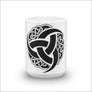 Odin’s Triple Horn White Ceramic Mug - Northlord
