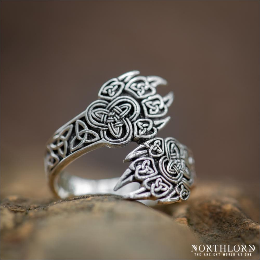 Wolf Claws Ring Sterling Silver - Northlord