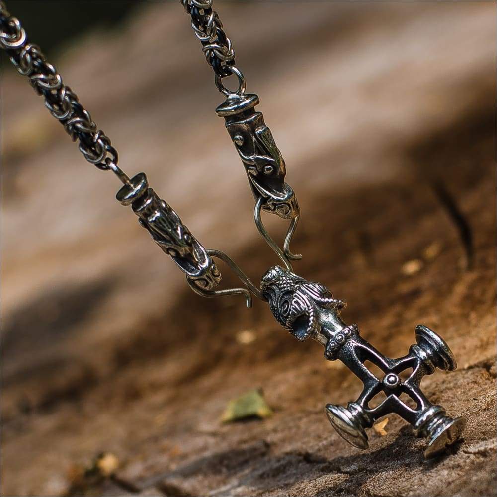 CROSS PENDANT CHAIN NECKLACE  Chain necklace, Mens silver chain necklace,  Chain