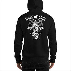 Wolf Of Odin Hoodie Unisex Black - Northlord