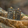 Women Earrings Viking Lovers Bronze - Northlord