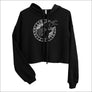 Women’s Crop Top Hoodie With Raven Black - Northlord
