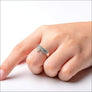 Women’s Ring With Raven And Knotwork Sterling Silver - Northlord