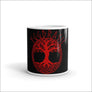 Yggdrasil Coffee Mug Red Print - Northlord