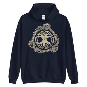 Yggdrasil Hoodie With Knotwork Multicolor - Northlord