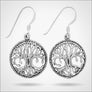 Yggrasil Tree Earrings Sterling Silver - Northlord