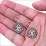 Yggrasil Tree Earrings Sterling Silver - Northlord