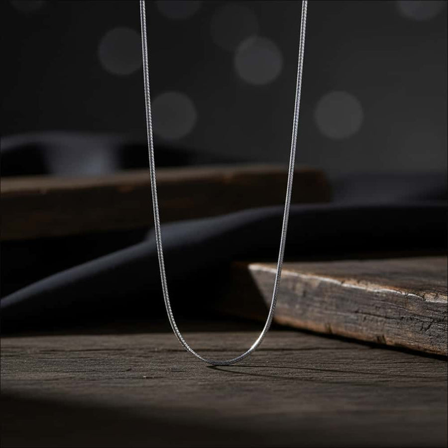 925 Sterling Silver Snake Chain Necklace - Northlord