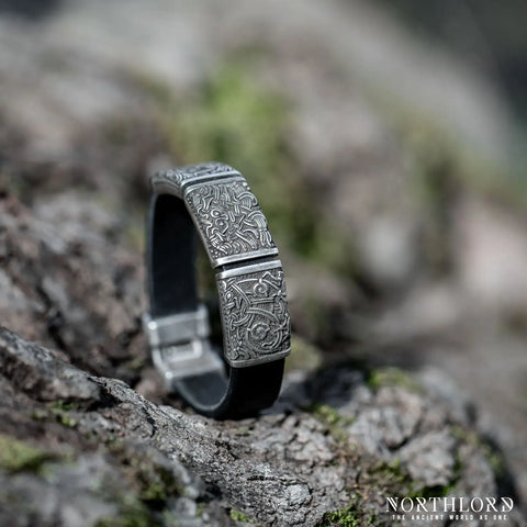 Mammen Style Bracelet, Modern Viking Bracelet - Northlord (3)