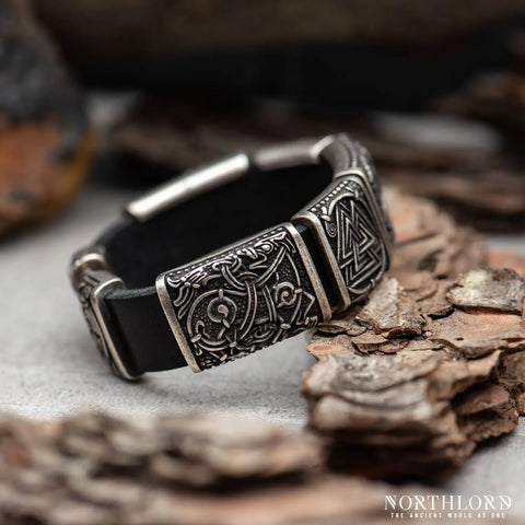Modern Viking Bracelet With Mammen Beads - Northlord (3)