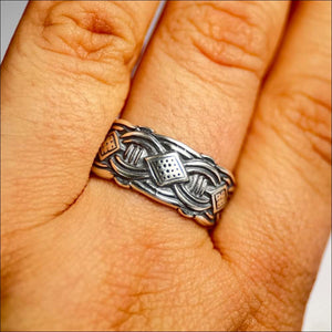 Adjustable Viking Ring In Borre Style - Northlord