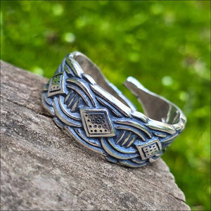 Adjustable Viking Ring In Borre Style - Northlord