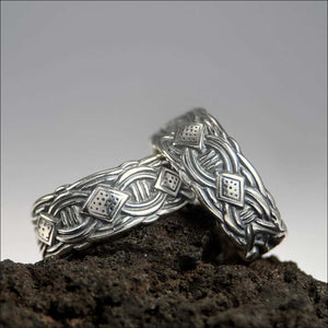Adjustable Viking Ring In Borre Style - Northlord